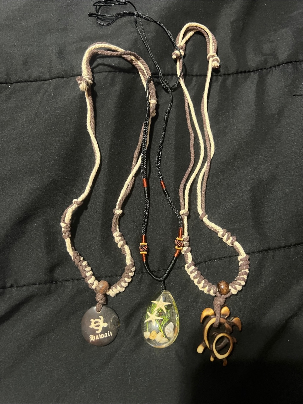 3 Hawaiian necklaces